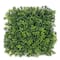 Two-Tone Moss Green Artificial Boxwood Square Mat